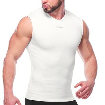 Mens Sleeveless Balanced Compression Shirt